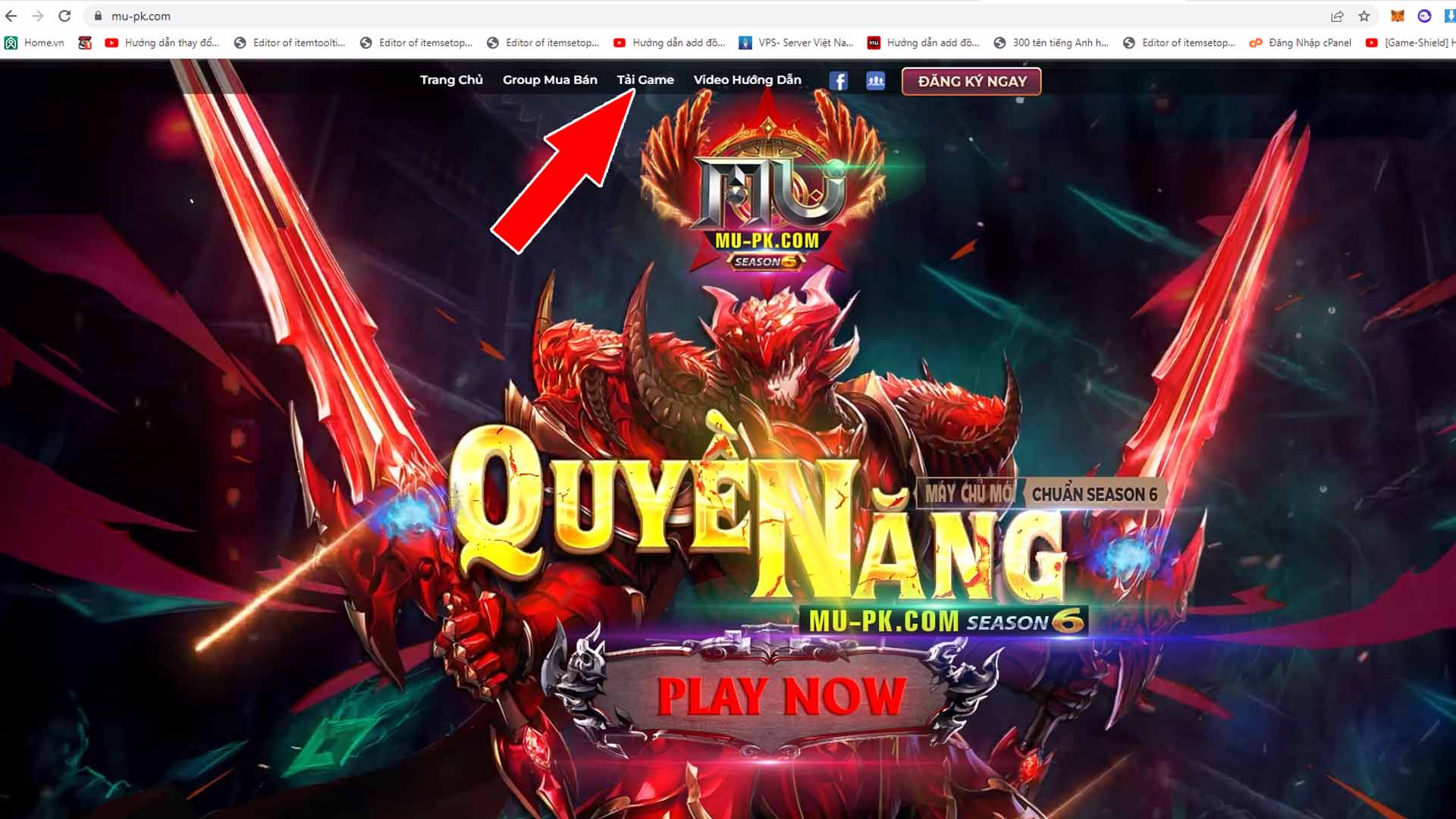 Hướng dẫn tải game cài đặt game